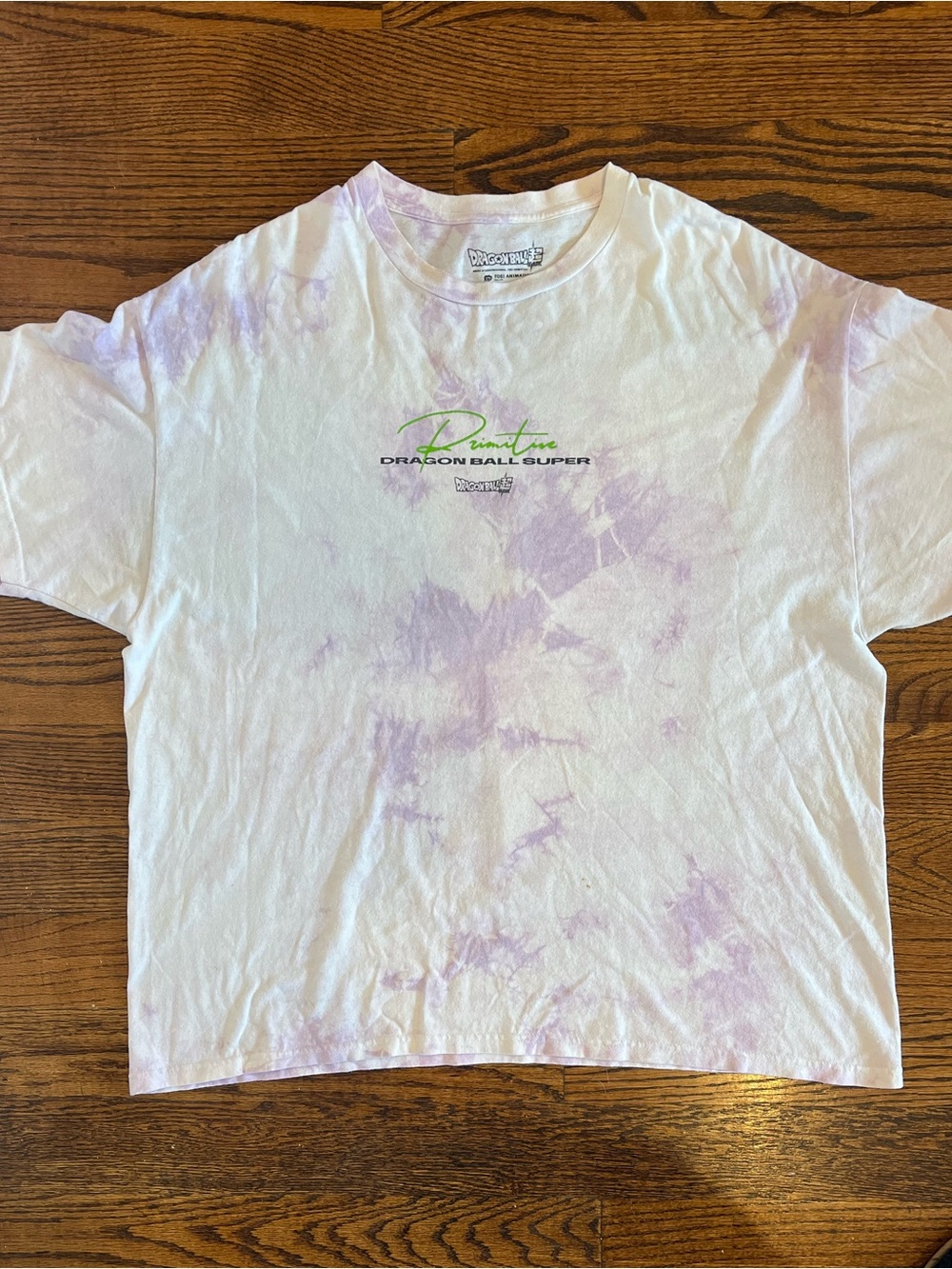 Primitive x Dragon Ball Super Beerus Tye Dye Sz XL Anime Skateboard